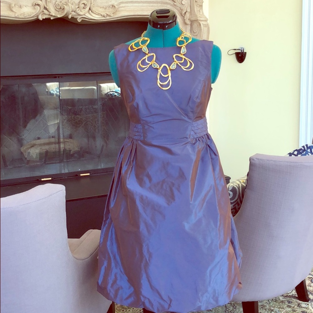 Rickie Freeman for Teri Jon Purple Cocktail Dress